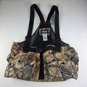 Outfitters Ridge Hunting Vest Size M Camouflage Fusion 3-D Bird Bag Pouch Size